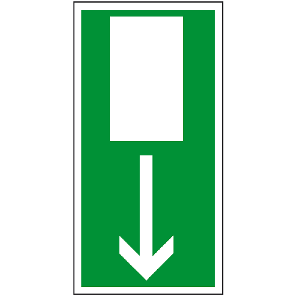 Rettungszeichen Notausgang, praxisnah, Kunststoff, 150x300mm, BGV A8 Rettungszeichen Notausgang, praxisnah, Kunststoff, 150x300mm, BGV A8-Beschreibung lesen