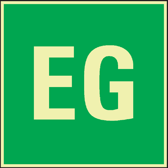 PERMALIGHT power Geschossbezeichnung EG, Aluminium, lang nachl., 150x150mm-Beschreibung lesen