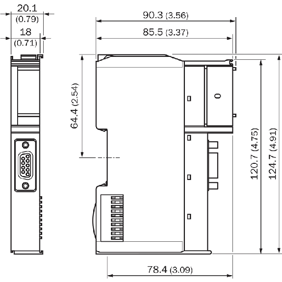 Flexi Compact - Passerelle CANopen - FLX0-GCAN100-Lire la description