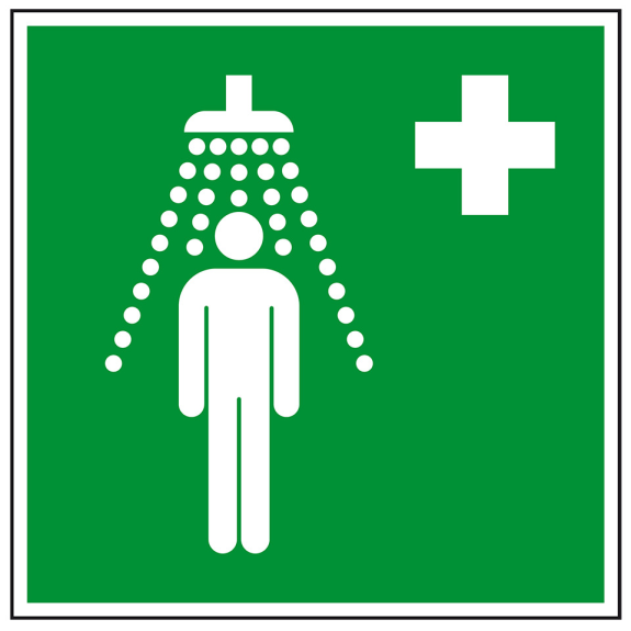 Rettungszeichen Notdusche, Folie, selbstklebend, 200x200mm, ASR A1.3, DIN EN ISO 7010 E012 Rettungszeichen Notdusche, Folie, selbstklebend, 200x200mm, ASR A1.3, DIN EN ISO 7010 E012-Beschreibung lesen