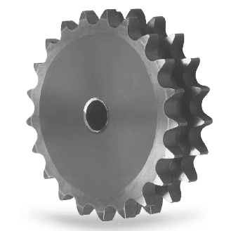 CMW - Disco prealesato - Acciaio - Doppio ingranaggio - 20B2 - 114 denti - passo 31,75 mm con foro da 30 mm-Leggi tutto