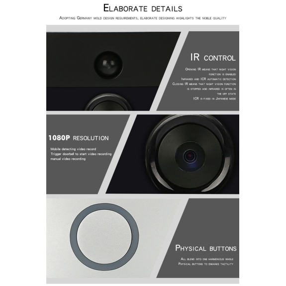 Dbc200, Smart Home Wifi Video Doorbell Dbc200, Smart Home Wifi Video Doorbell-Beschreibung lesen