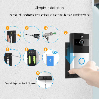 Dbc200, Smart Home Wifi Video Doorbell-Beschreibung lesen