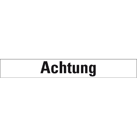 Signalwort Achtung, Folie, selbstklebend, 26x10mm, 20/Bogen, GHS-Verordnung Signalwort Achtung, Folie, selbstklebend, 26x10mm, 20/Bogen, GHS-Verordnung-Beschreibung lesen