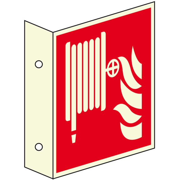 PERMALIGHT power langnachleuchtend Fahnenschild Löschschlauch, ASR/ISO, Kunststoff, 200x200mm PERMALIGHT power langnachleuchtend Fahnenschild Löschschlauch, ASR/ISO, Kunststoff, 200x200mm-Beschreibung lesen