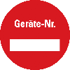 Inventaretiketten Geräte-Nr., rot, Dokumentenfolie, Ø 30mm, 90/VE Inventaretiketten Geräte-Nr., rot, Dokumentenfolie, Ø 30mm, 90/VE