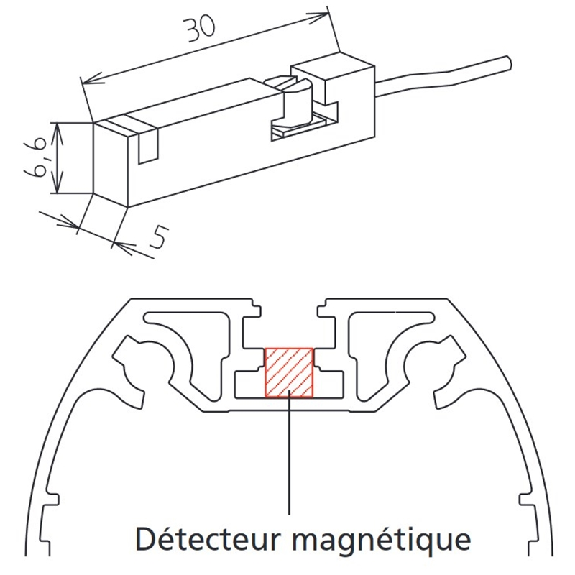 Fin de course NF pour LZ 60P - QZD050599 Fin de course NF pour LZ 60P - QZD050599-Lire la description