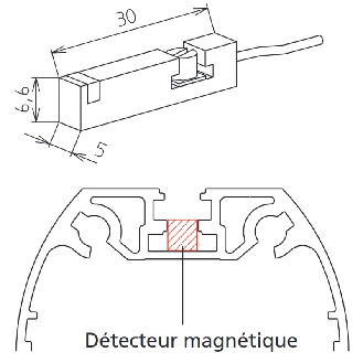 Fin de course NF pour LZ 60P - QZD050599-Lire la description