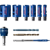 Bosch EXPERT Construction Material Lochsge-Set 20/25/32/38/51/64 mm, 10-tlg.