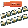 Kit de remplacement d'inserts connecteur RJ45 (outil + 10 connecteurs) Kit de remplacement d'inserts connecteur RJ45 (outil + 10 connecteurs)
