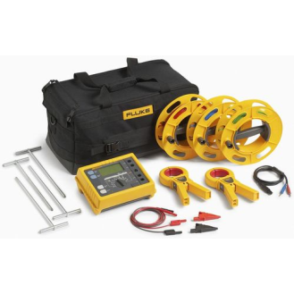Kit testeur de terre GEO, avec & sans piquets, 0.001 Ohm à 299.9 kOhm, résistivité-Lire la description