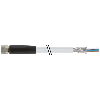 M08A Fem Droit 4p; Câble Blindé PUR 4x0.34 Gris Cpc 10m - 7000-08761-2411000