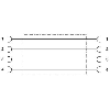 Traversée de paroi M16x1.5 Blindé M12D Fem Droit 4p/M12D Fem Droit 4p - SACC-4P-DSI-M12FSD/FSD-M16 Traversée de paroi M16x1.5 Blindé M12D Fem Droit 4p/M12D Fem Droit 4p - SACC-4P-DSI-M12FSD/FSD-M16