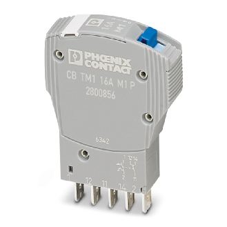 Disjoncteur Thermomagnétique - Courbe M1 - 1 pôle - 1NO - 16 A - CB TM1 16A M1 P-Lire la description