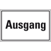 Türhinweisschild Ausgang, Folie, selbstklebend, 300x200mm Türhinweisschild Ausgang, Folie, selbstklebend, 300x200mm