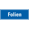 Hinweisschild Folien, blau/weiß, Folie, selbstklebend, 297x105mm Hinweisschild Folien, blau/weiß, Folie, selbstklebend, 297x105mm