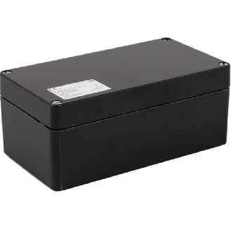 Boîtier Polyester Ex Vide Noir IP66 160 x 160 x 91 mm (HxLxP) - 26.16 16 09 (PExB 26070)-Lire la description