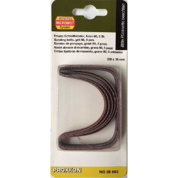 Bandes de ponçage, 80 grains pour BSL-Lire la description