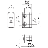 Int. de séc. sans contact à transpondeur Sao=10mm, câble 10m - STR1-SASU10P8