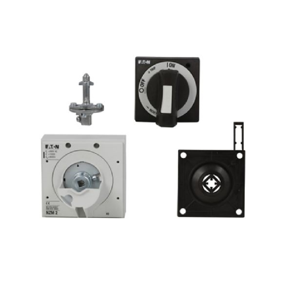 Poignée rotative à cde rompue sur porte, noire, verrou, taille 2 - NZM2-XTVDV-0-NA Poignée rotative à cde rompue sur porte, noire, verrou, taille 2 - NZM2-XTVDV-0-NA-Lire la description