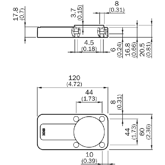 Interrupteur de sécurité à interverrouillage magnétique RFID-Lire la description