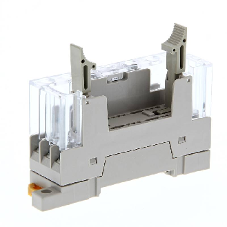 Socle rail DIN/vis 4 contacts + LED pour relais de sécurité G7SA - P7SA-10F-ND DC24-Lire la description