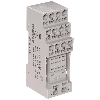 Socle 14 broches pour montage rail DIN avec bornes à ressort - PYF14S