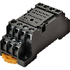 Socle, rail DIN/montage en surface, 14 broches, à vis pour MY4, IP2X - PYFZ-14-E