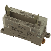 Socle rail DIN/vis 6 contacts pour relais de sécurité Gamme G7SA - P7SA-14F Socle rail DIN/vis 6 contacts pour relais de sécurité Gamme G7SA - P7SA-14F