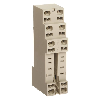 Socle 8 broches pour montage rail DIN avec borne à ressort - PYF08S Socle 8 broches pour montage rail DIN avec borne à ressort - PYF08S