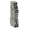 Socle 8 broches pour rail DIN avec bornes à ressort (Beige) - P2RF-08-S Socle 8 broches pour rail DIN avec bornes à ressort (Beige) - P2RF-08-S