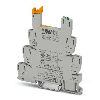Socle de 6,2 mm pour relais 1RT, à vis, tension d'entrée 24 V AC/DC - PLC-BSC- 24UC/21-Lire la description