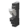 Socle 8 broches pour rail DIN avec bornes push-in (Noir) - P2RF-08-PU Socle 8 broches pour rail DIN avec bornes push-in (Noir) - P2RF-08-PU