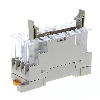 Socle rail DIN/vis 6 contacts + LED pour relais de sécurité G7SA - P7SA-14F-ND DC24
