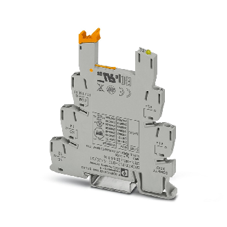 Socle de 6,2 mm pour relais 1RT, à vis, tension d'entrée 24 V DC - PLC-BSC- 24DC/21-Lire la description