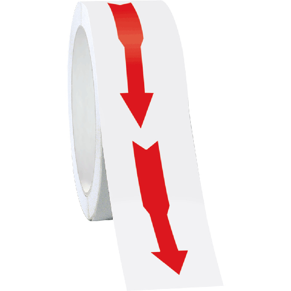 Drehrichtungspfeil, RoHS konform, rot, Folie, selbstklebend, 80x16mm, 500/Rolle Drehrichtungspfeil, RoHS konform, rot, Folie, selbstklebend, 80x16mm, 500/Rolle-Beschreibung lesen
