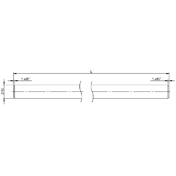 Tige pour systèmes de montage BMS, Ø 12 x 300 mm, inox, Ecolab - BMS RS-S-D12-0300-00 (BAM0046) Tige pour systèmes de montage BMS, Ø 12 x 300 mm, inox, Ecolab - BMS RS-S-D12-0300-00 (BAM0046)-Lire la description