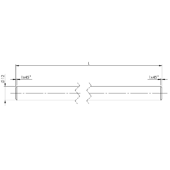 Tige pour systèmes de montage BMS, Ø 12 x 150 mm, inox, Ecolab - BMS RS-S-D12-0150-00 (BAM0045) Tige pour systèmes de montage BMS, Ø 12 x 150 mm, inox, Ecolab - BMS RS-S-D12-0150-00 (BAM0045)-Lire la description