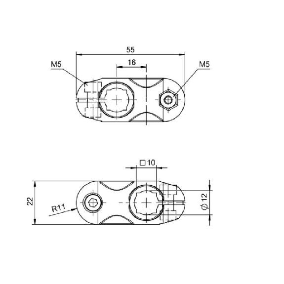 Système de montage flexible pour capteurs M18 - BAV BP-PH-00064-01 (SET011L)-Lire la description