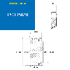 CMW - Pignone prealesato - Acciaio - Tripla dentatura - 10B3 - 30 denti - passo 15,8 mm con foro 20 mm