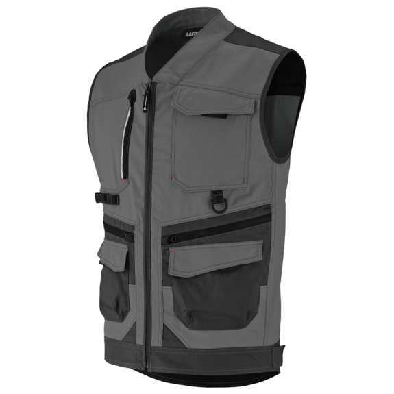 Gilet pour homme TROWEL.L3 charcoal/noir T4-XL - LAFONT - LA-9ATT3-2283-4-Lire la description