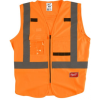 Gilet haute visibilité orange multipoches  "4932471894" de taille XXL