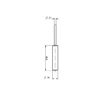 Cellule Barrage (E) AMPLI P=60m IR Ø10x46mm Alu Câble 15m PVC - DGR/00-1C-Lire la description