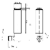 Cellule Bar. reflex PNP/NPN P=4,5m IR NO/NF M18 Plast Axial M12 4P 90 - MSC/00-0K