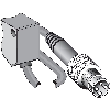 Cellule Bar. reflex PNP P=6m PinPoint LO/DO / M12 4P+C2m PVC - GL6-P0211S49