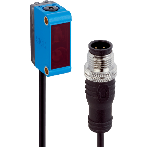 Cellule Bar. reflex PNP P=6m PinPoint LO/DO / M12 4P+C2m PVC - GL6-P0211S49-Lire la description