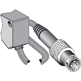 Cellule Bar. reflex PNP P=6m PinPoint LO/DO / M12 4P+C2m PVC - GL6-P0211S49-Lire la description