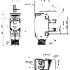 Cellule EAP PNP P=300mm PinPoint LO/DO / M12 4P - HTB18-P4A2ABS02