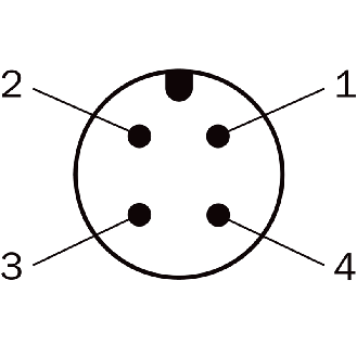 Cellule EAP PNP/NPN P=220mm PinPoint IO-Link LO / M12 4P+C0.2m - WTB4FP-84167120A00-Lire la description