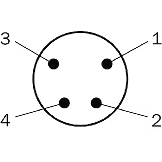 Cellule Bar. reflex PNP/NPN P=4,5m PinPoint LO/DO / M08 4P - WLD4FP-221121A0ZZZ-Lire la description